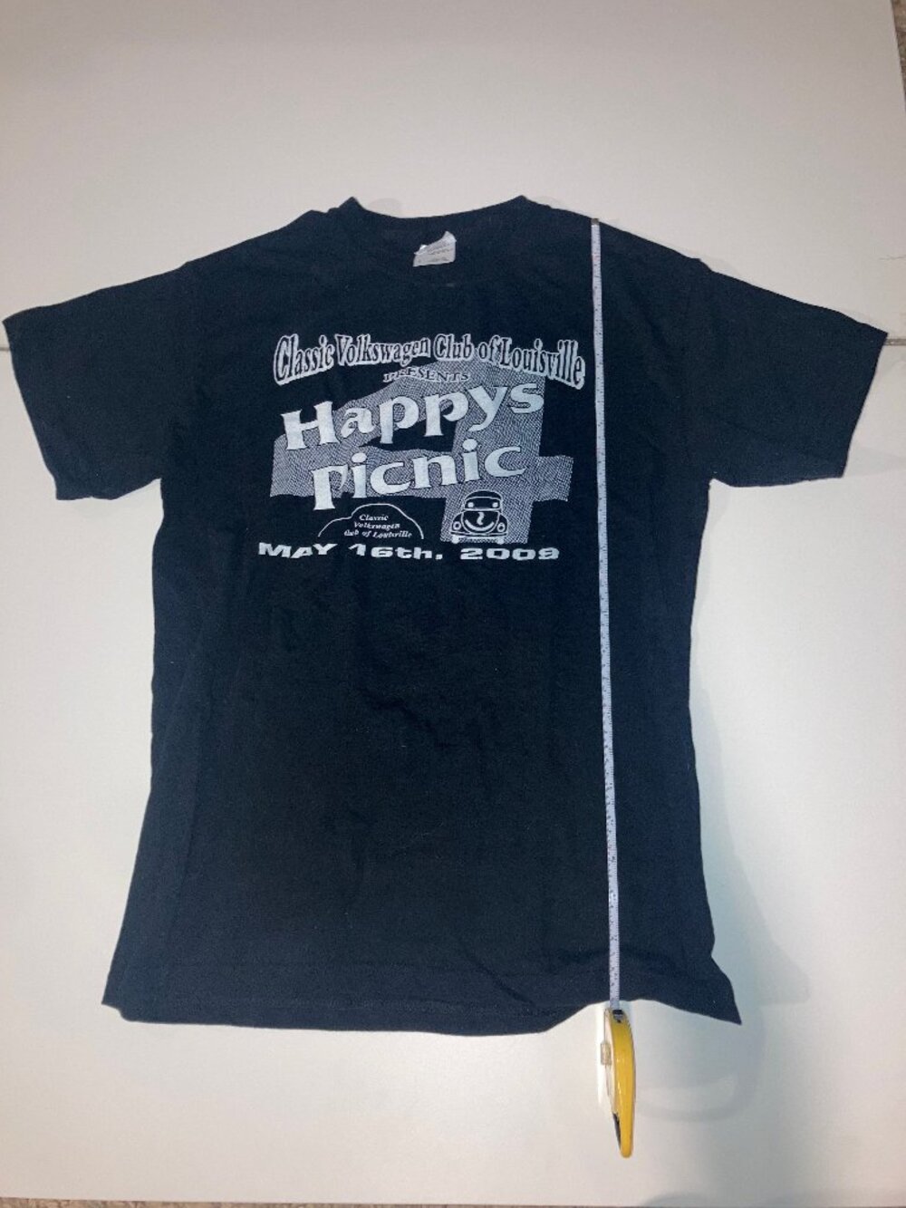 Classic Volkswagen Club of Louisville Ultra Blend Short Sleeve Black Tee Shirt